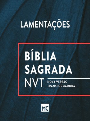 cover image of Bíblia NVT--Lamentações